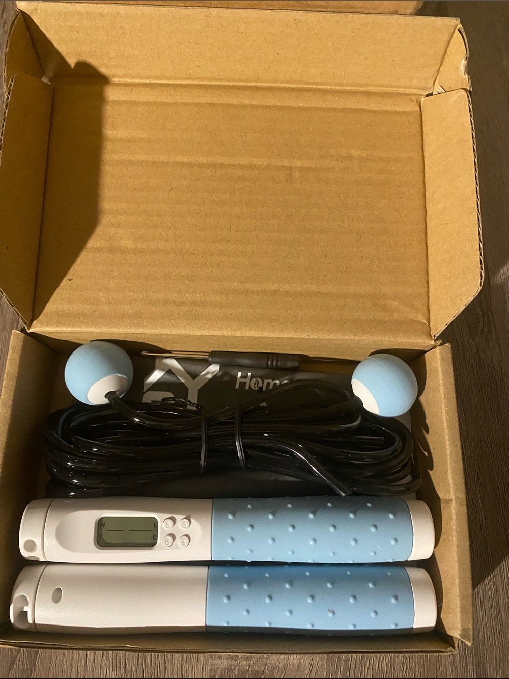 Te-Rich weighted electronic counting jump rope